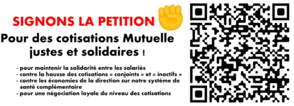 Pétition pour les cotisations Mutuelle justes et solidaires !